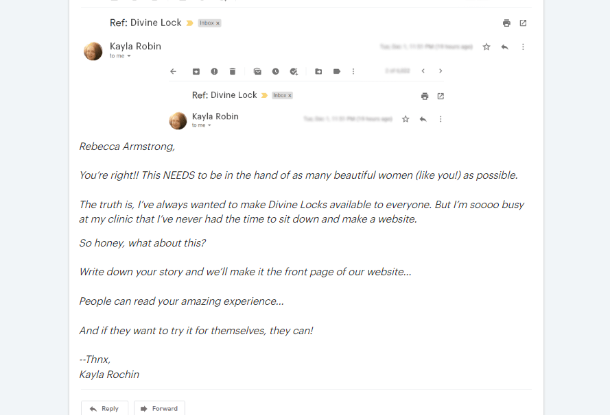 Divine Locks Customer Reviews