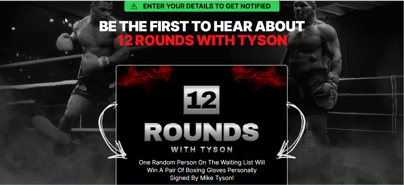 12 Rounds With Tyson Reviews- Is It Legit?